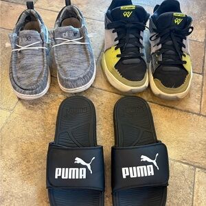 Nike Jordan - Hey Dude - Puma size 8/9 Men’s - all 3 pairs!!!